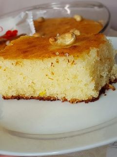 صورة لوصفة بسبوسة جوز الهند