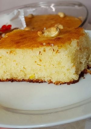 صورة لوصفة بسبوسة جوز الهند