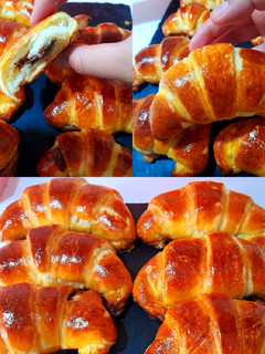 صورة لوصفة كرواصون بدون عجينة مورقة 🥐🥐