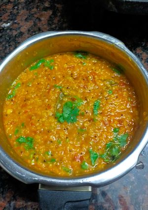 A picture of Protein-rich Moong Dal Curry.