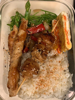 烤肉捲便當 的食譜成品照片