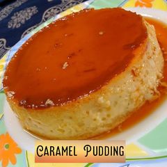 A picture of Caramel Pudding😋 No Oven.