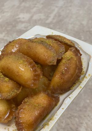 صورة لوصفة مثلثات السميد