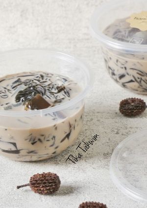 Foto resep Kopi jelly cincau kuah creamy