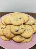Double Berry white choc chip cookie