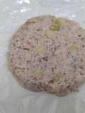 Hamburguesa de sargo y manzana
