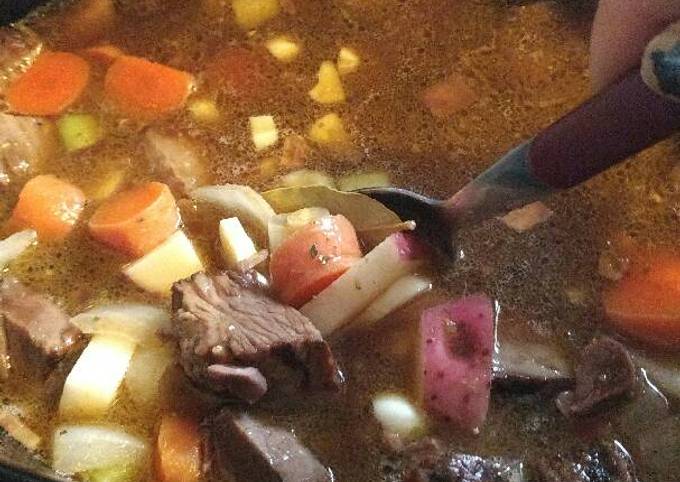 Steak Stew in Crockpot