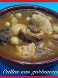 Callos con garbanzos
