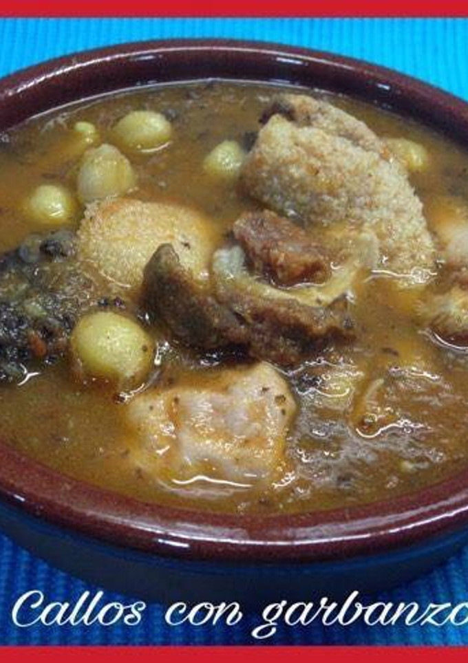 Una foto de Callos con garbanzos