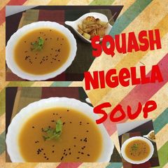 A picture of Orange Squash Soup.