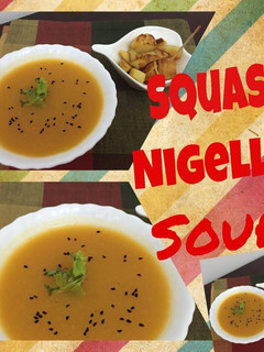 A picture of Orange Squash Soup.