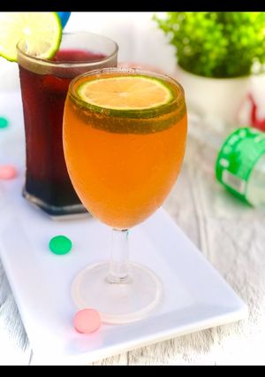 A picture of Fanta moctail.