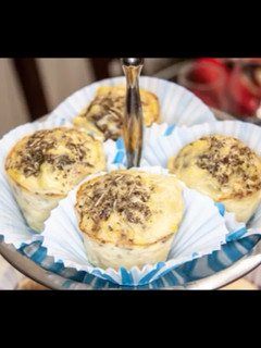 Una foto de Muffin de pollo para dietas de adelgazamiento
