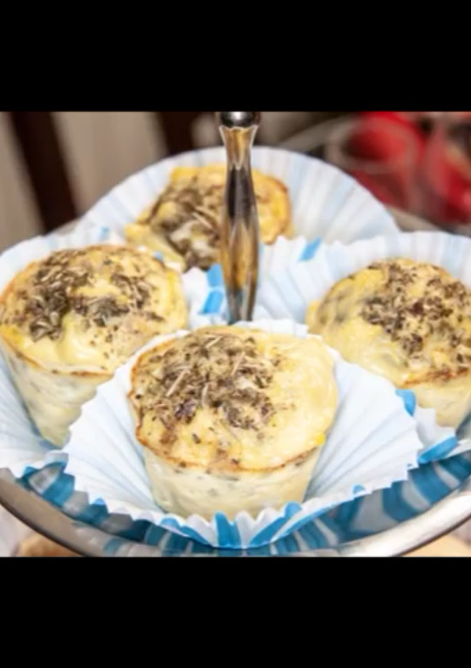 Una foto de Muffin de pollo para dietas de adelgazamiento