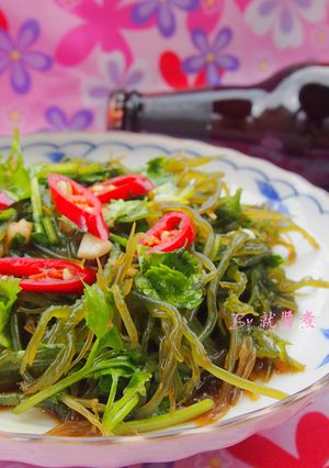 涼拌海龍鬚 的食譜成品照片