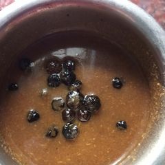 A picture of Sundaikai Milaghu Kuzhambhu- Tamilnadu special.