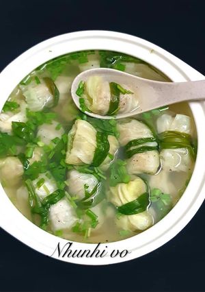 Hình của món Canh bắp cải cuộn thịt.