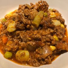 A picture of Crockpot Ground Beef 🥩 Stew.