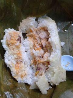 Foto resep Nasi kukus ikan kembung mpasi 1+