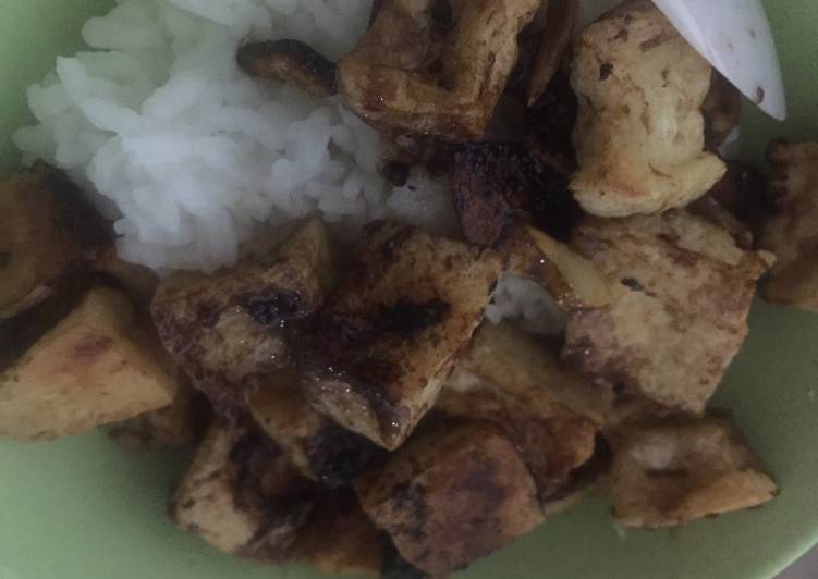 Tahu Saos Lada Hitam