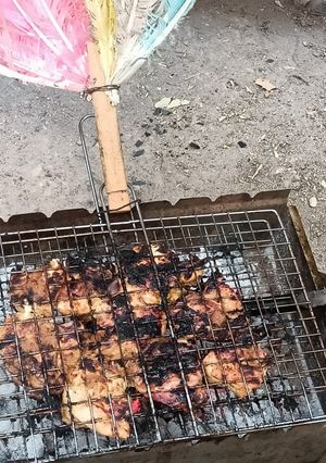 صورة لوصفة فراخ مشويه على الفحم