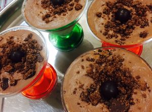 صورة لوصفة كاسات حلو السميد بالمالتيزرز وطعم القهوة ☕️