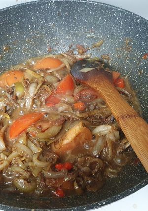 Foto resep Tumis Peda Bawang Bombay