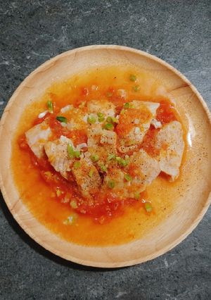 Hình của món Fillet cá basa sốt chua ngọt (Eat clean).