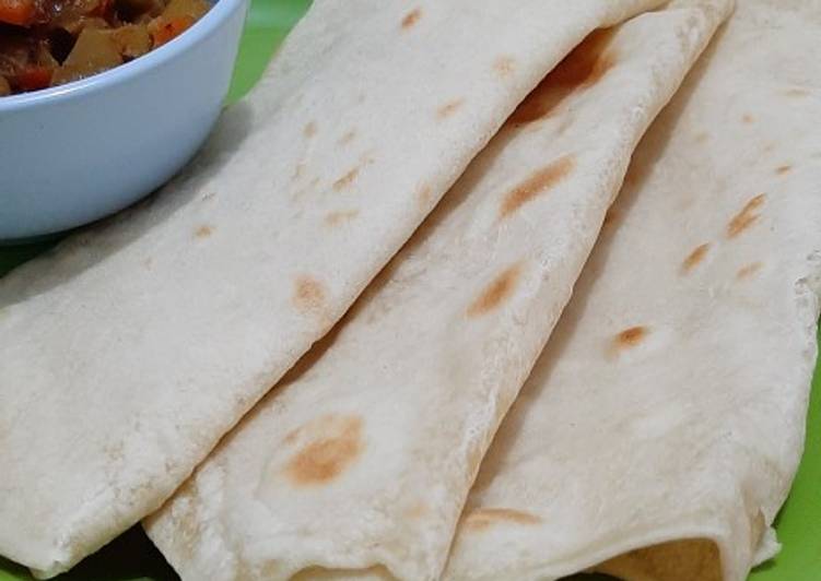 Cara mudah meracik Maida Capati (Roti India) Anti Gagal
