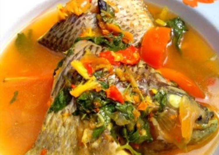 Resep Sup pedas ikan Nila Anti Gagal