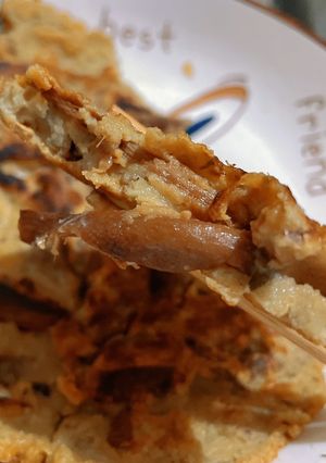 牛肝菌煎餅 的食譜成品照片