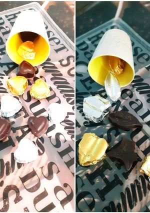 A picture of Nutty chocolates.