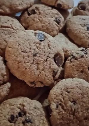 Una foto de Cookies integrales con chips