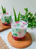 Es Selendang Mayang (Sirup Merah)
