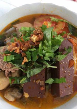 Hình của món Bún riêu cua đồng.