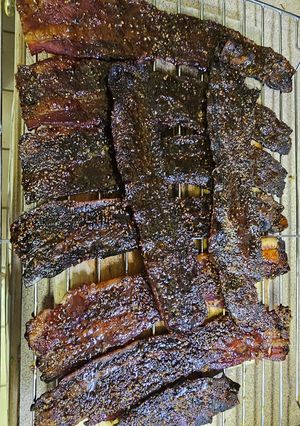 A picture of Hot honey Candy BACON 🥓.