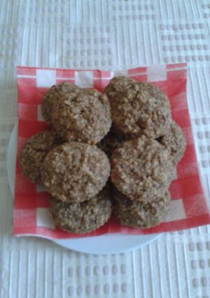 Almás-zabpelyhes muffin recept fotója
