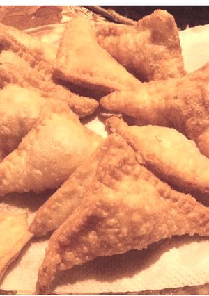 Una foto de Triangulitos de dulce súper fáciles y rápidos 🌺