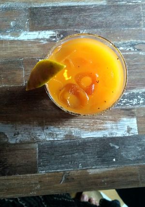 A picture of Mango juice.