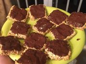 Una foto de galleta de avena con stevia