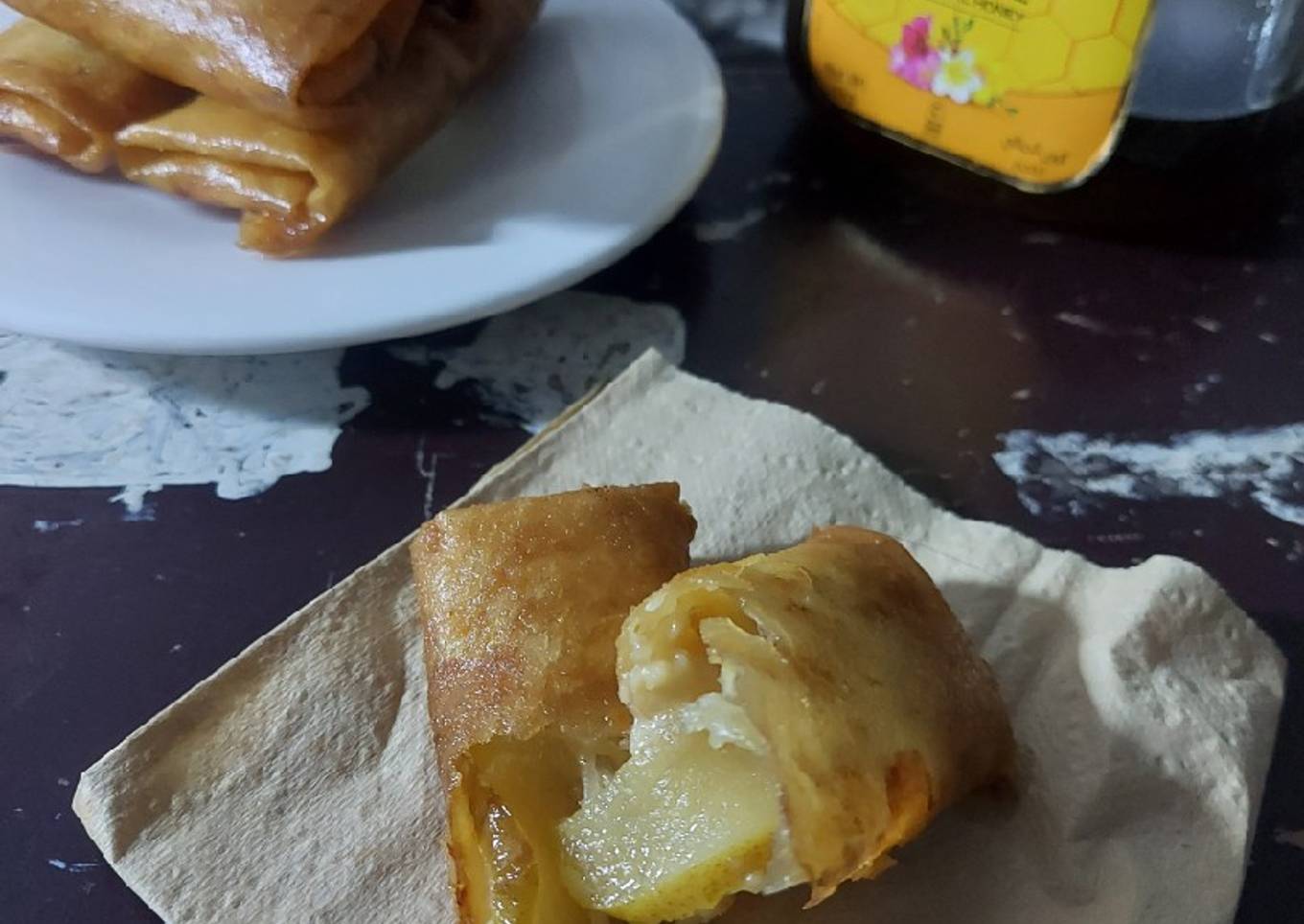 Pir Keju Madu Lipat Lumpia
