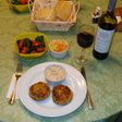 Pastelitos de jaiba con salsa remoulade