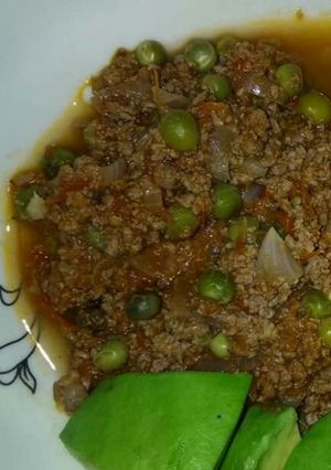 A picture of Stewed minced meat.