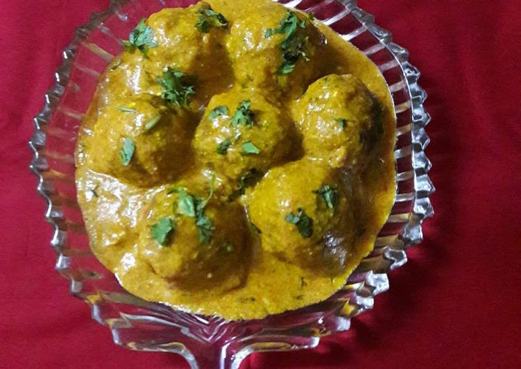 Easiest Way to Prepare Speedy Nutrela Kofta Curry