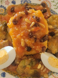 Una foto de Bacalao a la Catalana, receta de mi amiga Roser