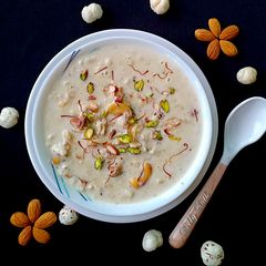 A picture of Makhana kheer.