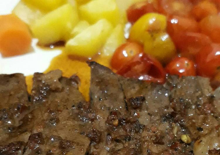 Simple Sirloin Beef Steak
