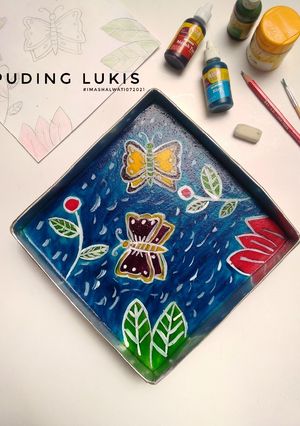 Foto resep Puding Lukis