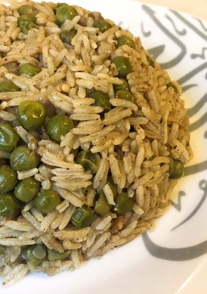 صورة لوصفة رز بالبازيلا
