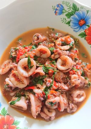 Foto resep Cumi sambal kemangi